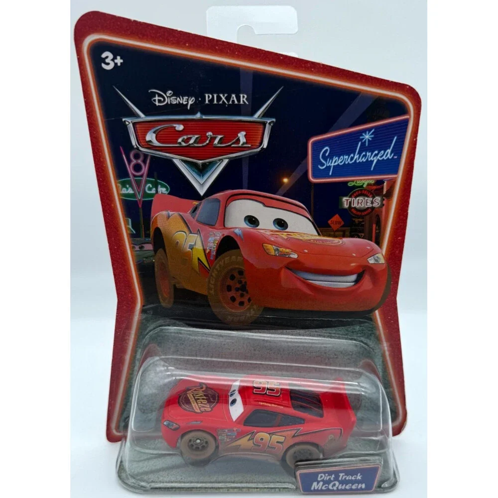 Disney Cars Supercharged Series Dirt Track McQueen Mud Splatter Sealed